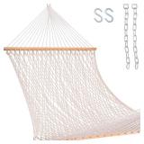 Lazy Daze Hammocks 12FT Double Rope Hammock, 2 Person