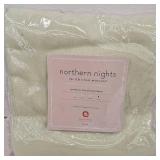 Northern Nights Rayon Made From Bamboo & Cotton Logan Blanket, Spring Green