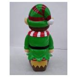 Plow And Hearth Indoor Or Outdoor 18 Inch Lit Holiday Elf