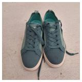 Propet Knit Lace-Up Sneakers - Kenna, Jade Mint, Size 8