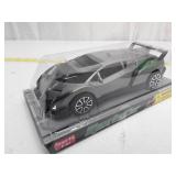 Friction Super Racer Toy Sports Car - Grey