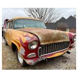 1955 Two Door HandyMan Station Wagon - 350 V8, Running and Driving Previous Drag Car