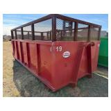 NEOFAB Roll Off Dumpster with Extra High Mesh Sides, Very Good Condition