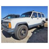 1996 Jeep Cherokee Sport, WHITE