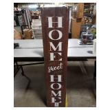 Reversible 2 Sided Welcome Home Sign.