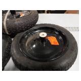 Lot of 3 16 in. Flat Free Universal Wheelbarrow Tire