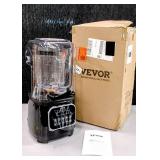 VEVOR Commercial Countertop Blenders with Shield 68 oz. Jar Blender Combo 9-Speed and 5-Functions Blender, Black, Retail: $161.50