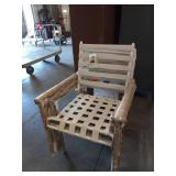 Grand Marina White Stacking Outdoor Dining Chair. All Weather Straps. Rust Resistant Frame. White