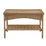 Rosemont Light Brown Rectangular Steel Wicker Outdoor Patio Coffee Table - Retail: $99