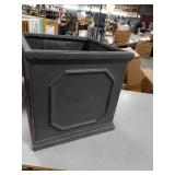 Gray Planter. Approximately 15x15x15"