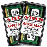 A-Tech 16GB Kit (2x8GB) RAM for Apple MacBook Pro (Mid 2012), iMac (Late 2012, Early/Late 2013, Late 2014, Mid 2015), Mac Mini (Late 2012) | DDR3 1600MHz PC3-12800 SODIMM 204-Pin Memory Upgrade