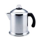 Farberware 50124 Classic Yosemite Stainless Steel Coffee Percolator - 8 Cup, Silver,Stovetop