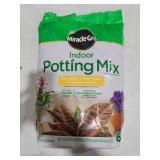 Miracle-Gro Indoor Potting Mix, Blended for a Variety of Houseplants, Feeds for up to 6 Months, 6 qt., 2-Pack