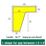 M Mute Touch Bed Filler for Headboard, Suitable for Gap 1.2-1.6" of King Queen Twin Bed, 78.7