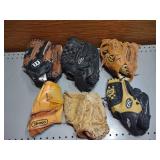 baseball gloves