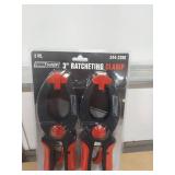 2 Pc Ratcheting Clamp Set - 3in