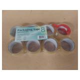 8 Rolls/pack 1.88" X 54.6yd Packaging Tape With Dispenser