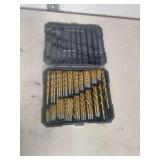 230 Piece Titanium Twist Drill Bit Set With Storage Case