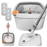 Spin Mop & Bucket Set - Self Separation System