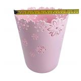 Nazr Mini Wastebasket, Flower Shape (L-Pink)