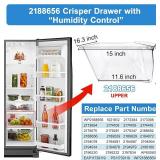 $120 2 Pack Upgraded Fridge Crisper Drawer Set