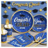 Ecomore 245PCS Graduation Party, Blue & RED!