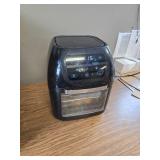 $100 CHEFMAN Air Fryer+ Rotisserie, 10L, Black.