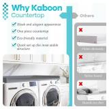 $150 Kaboon Washer Dryer Countertop, 27.5"D x 54"W, Grey