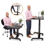 $220 Stand Steady Multifunctional Mobile Podium Desk | Portable Sit