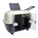 SportPet Designs Double Wire Door Plastic Kennel (CM-0699-CS01) - Retail: $133.99