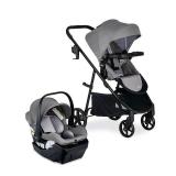 Britax Willow Brook Baby Travel System with Infant Car Seat and Stroller - Graphite Glacier - Retail: $449.99