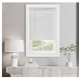 Cordless GII Morningstar 1" Light Filtering Mini Blind 28x64 - White