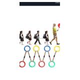 16 Pcs Toddlers Walking Ropes Preschool Walking Rope for Kids Colorful Line Safety Loops Detachable Transition Rope for Children