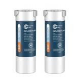 Crystala Filters Compatible with GE XWF Water Filter, Replacement for GE SmartWater Refrigerator Water Filter, (3 PACK)