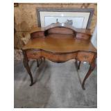 34x18x36-in antique ladies desk with chair