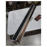 CUESOUL 3/4 Jointed Snooker Cue 57 inch Handcraft with Extension/Joint Protector Packed in Leatherette Cue Bag