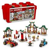 Lego NINJAGO Creative Ninja Brick Box 71787, Toy Storage, Bricks to Build Dojo, Ninja Car, Motorbike, 6 Minifigures & More, Toys for Kids 5 Plus