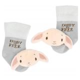 Kids Preferred Harry Potter Dobby Baby Infant Rattle Socks with Dobby Plush Rattle and Dobby is Free - Soft Baby Sock Feet Rattles Encourage Leaning Development Newborn to 9 Months