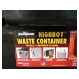 High Boy Slim Trash Can 22x11x30