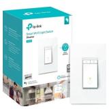 TP-Link - Kasa Wi-Fi Smart Light Dimmer Switch - White