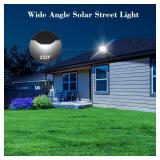 Solar Lights Outdoor Waterproof, Wide Angle Solar Flood Lights Outdoor Dusk to Dawn, Solar Street Lights Outdoor Motion Sensor with Remote, Super Bright LED Solar Security Lights for Yard 2-PACK