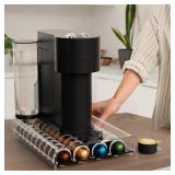 Storage Drawer for Nespresso Vertuo Coffee Pod Holder for Counter Acrylic Coffee Capsule Organizer - 40 Pods