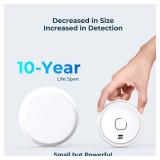 Ecoey Smoke Detector, 10 Year Fire Alarms Smoke Detectorsï¼Smoke Detector Battery Operated with Photoelectric Sensor, Fire Alarm with Low Battery Indicator, Smoke Detectors Used in Home, FJ138, 4 