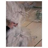 Yieeonc Angel Wings and Halo Adult White Feather Angel Wings Costume for Kids Women Halloween Cosplay Party Costumes for Boys Girls Children