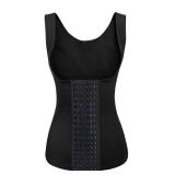 Evanhome Underbust Corset Womens Waist Trainer Full Vest Fat Shapewear Fajas Postparto Body Shaper Plus Size(Black,XL)