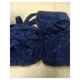 AW BRIDAL 2Pcs Mr and Mrs Robes Fleece Hooded Robes for Women/Men, Christmas Wedding Engagement Gifts for Couple, Royal Blue