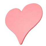 Comfy Hour Rustic Style Collection Cast Iron Garden Stepping Stone - Heart, Pink