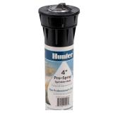 Hunter Industries PROS-04 Hunter Pro 4" Pop-up Sprinkler Spray, Black