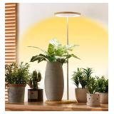 Plant Grow Light for Indoor Plant,Bamboo Mini LED Grow Light Garden,Height Adjustable,Automatic Timer with 8/12/16 Hours