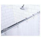 2 KENNEDY TWIST TO FIT EXTENDABLE SHOWER RODS - NO HARDWARE NEEDED